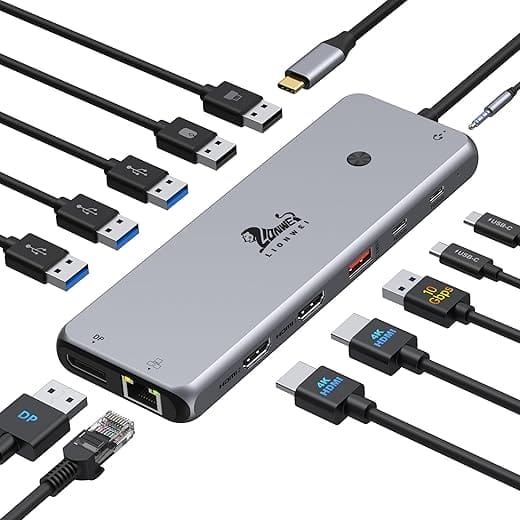 13-in-1 USB C Docking Station Hub